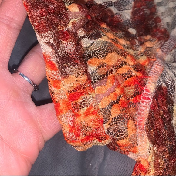 #3 NEW! Free People “Solana” Lace Crop Top w/ Cinched Front - Picture 6 of 9